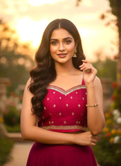 Royal Lehenga Set with Embroidered Jacket