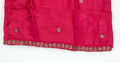 Beautiful Pink Shimmer Embroidered Kurta Set with Dupatta