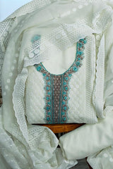 Beautiful Chikankari Unstitched Suit