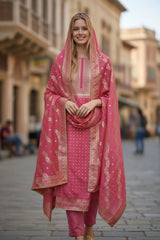 Regal Dola Silk Embroidered Unstitched Suit