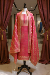 Regal Dola Silk Embroidered Unstitched Suit