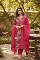 Super Soft Mul Cotton Floral Suit Set