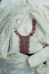 Beautiful Chikankari Unstitched Suit