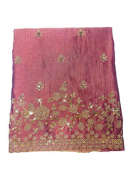 Vichitra Embroidered Suit Set with Dupatta