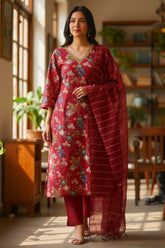 Gorgeous Soft Mul Cotton Suit Set
