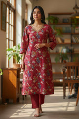 Gorgeous Soft Mul Cotton Suit Set