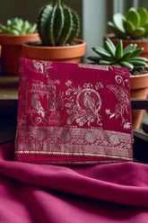 Royal Magenta Kanjivaram Art Silk Saree