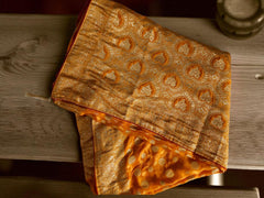 Radiant Yellow Banarasi Katan Silk Saree