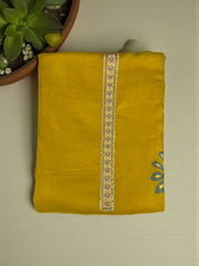Vibrant Mustard Pashmina Winter Unstitched Suit