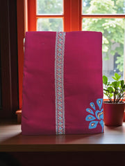 Rich Red Pashmina Unstitched Suit for Winter