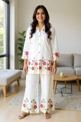 Elegant Embroidered Co-ord Set