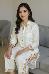 Elegant Embroidered Co-ord Set