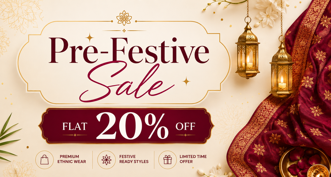 ✨ Pre-Festive Sale | Flat 20% Off