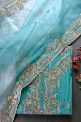 Premium Embroidered Suit Set with Dupatta