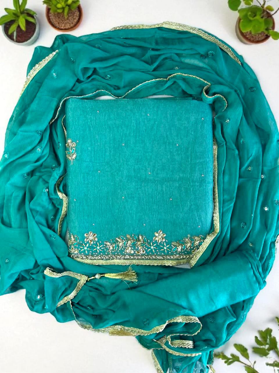Royal Barbari Simar Hand Embroidered Unstitched Suit