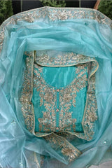 Premium Embroidered Suit Set with Dupatta