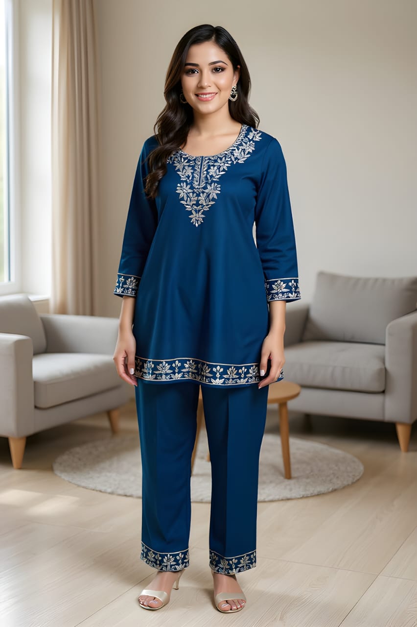 Gorgeous Thread Embroidered Co-Ord Set