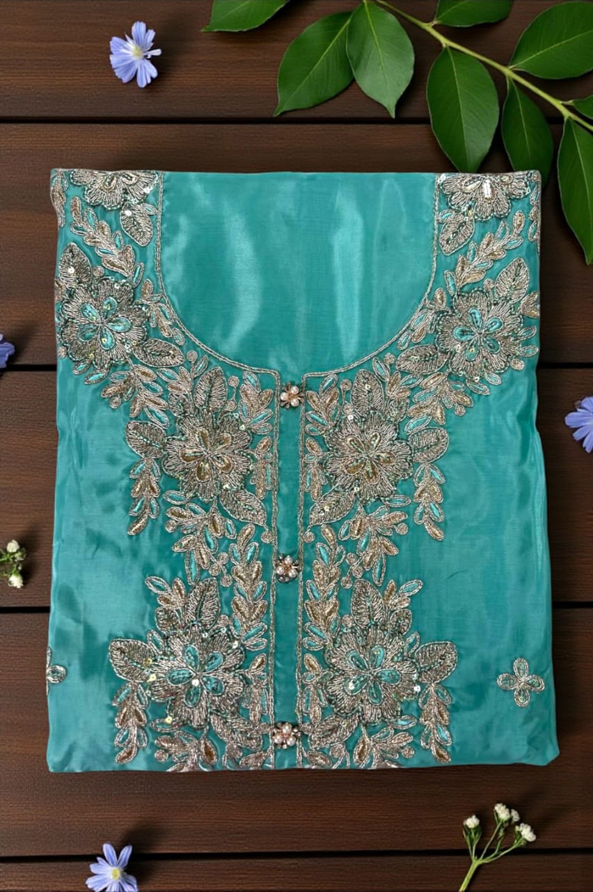 Premium Embroidered Suit Set with Dupatta