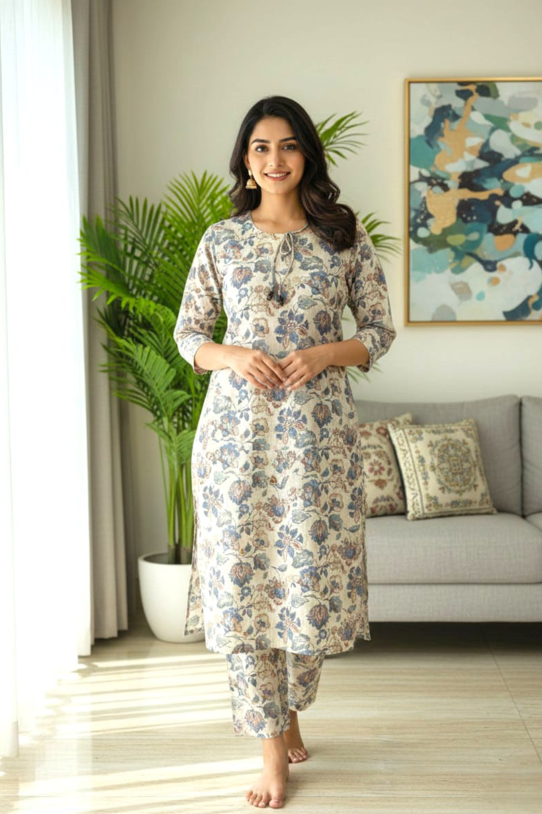 Premium Cotton Kurta Pant Set