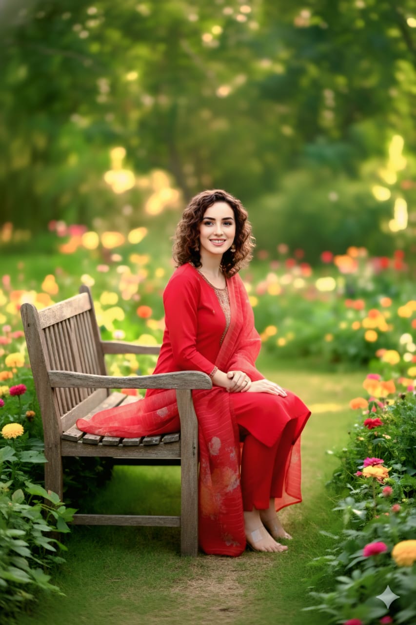 Elegant Red Embroidered Suit Set with Dupatta