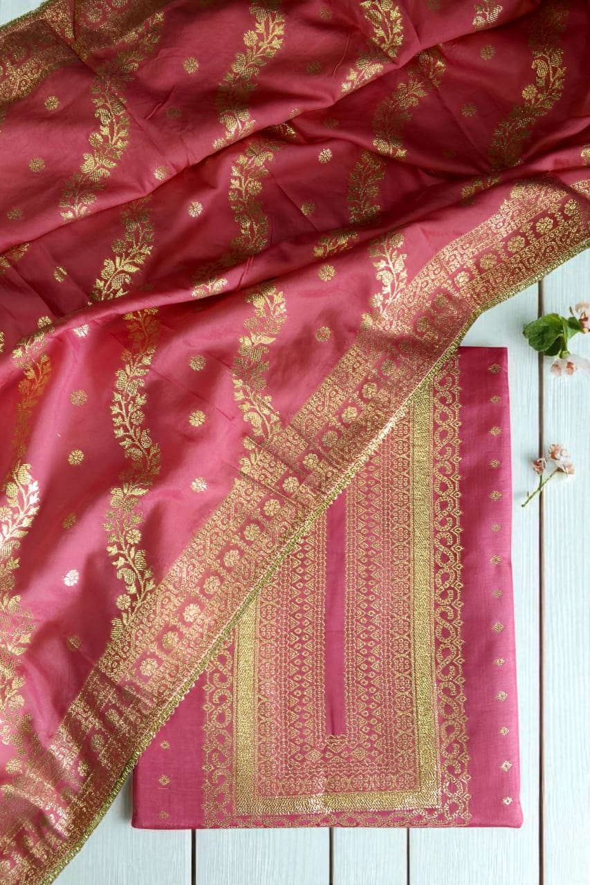 Regal Dola Silk Embroidered Unstitched Suit