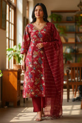 Gorgeous Soft Mul Cotton Suit Set