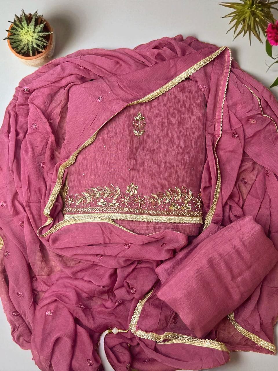 Royal Barbari Simar Hand Embroidered Unstitched Suit