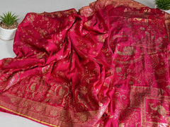 Royal Magenta Kanjivaram Art Silk Saree