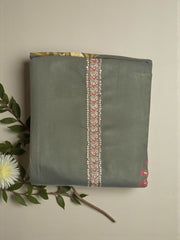 Classic Grey Pashmina Winter Unstitched Suit