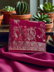 Royal Magenta Kanjivaram Art Silk Saree